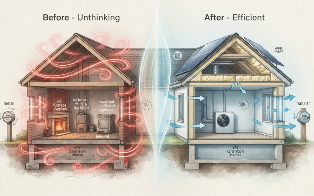 Why So Many Homeowners Wish They Had Thought About Energy Efficiency Before Building Granton Homes
